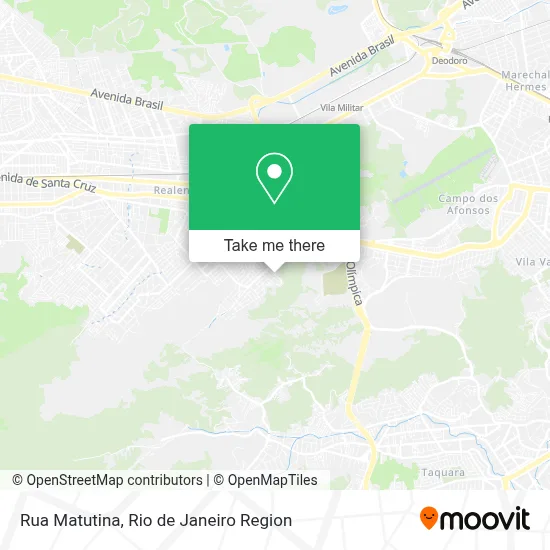 Rua Matutina map