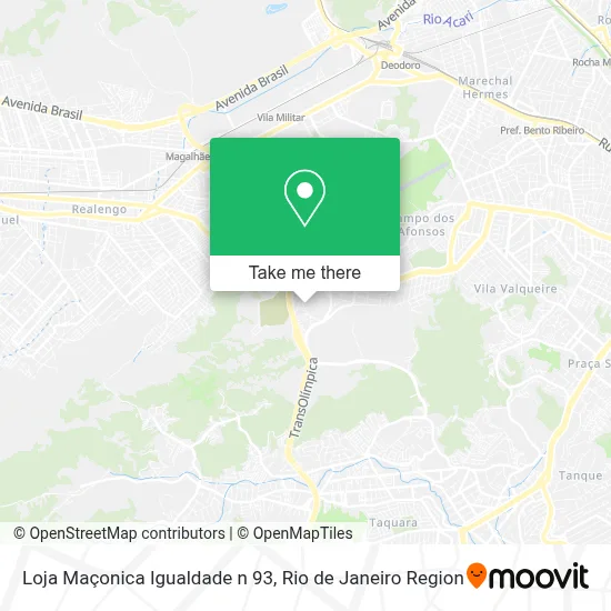Loja Maçonica Igualdade n 93 map