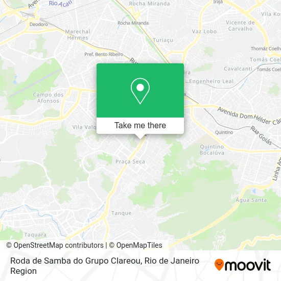 Roda de Samba do Grupo Clareou map