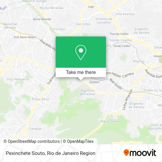 Pexinchete Souto map