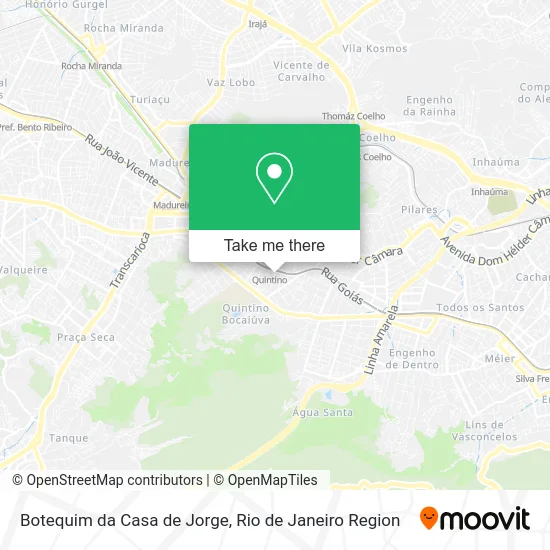 Botequim da Casa de Jorge map
