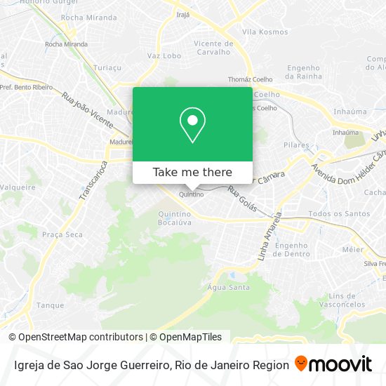 Mapa Igreja de Sao Jorge Guerreiro