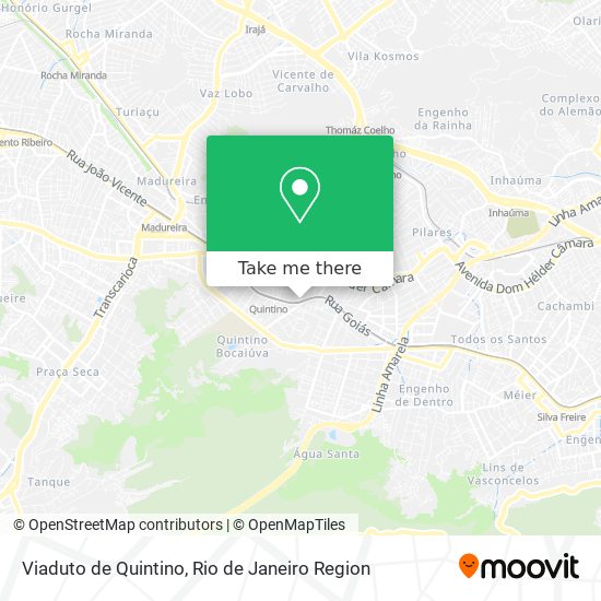 Viaduto de Quintino map