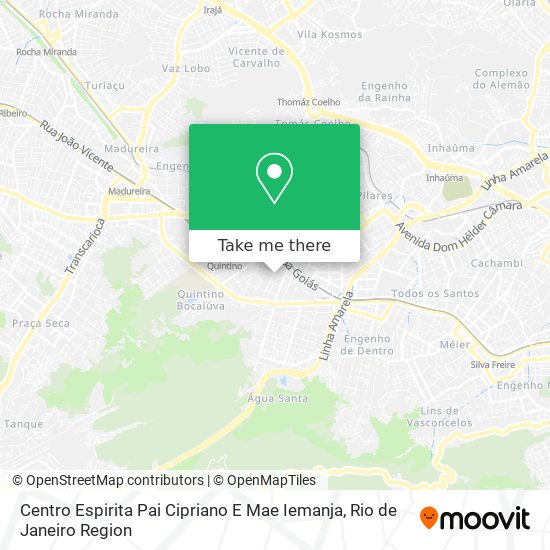 Centro Espirita Pai Cipriano E Mae Iemanja map