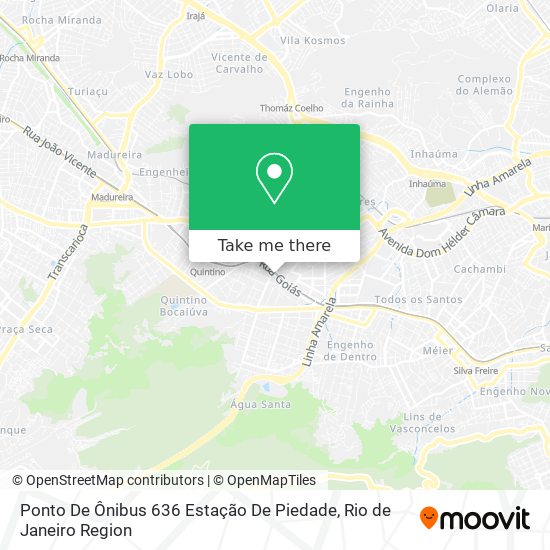 Ponto De Ônibus 636 Estação De Piedade map