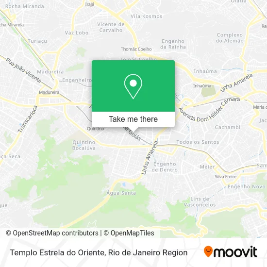 Templo Estrela do Oriente map