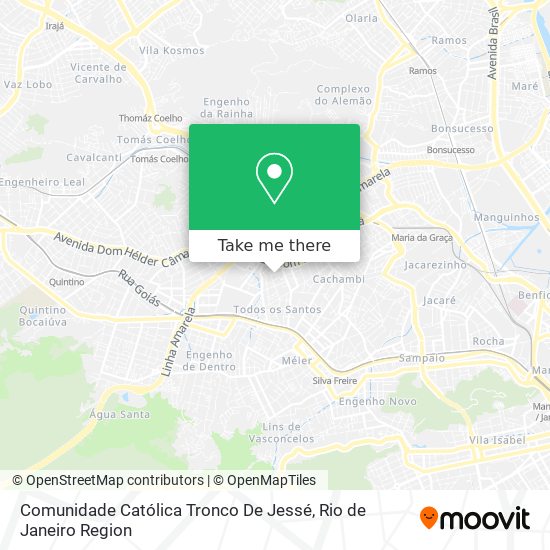 Comunidade Católica Tronco De Jessé map