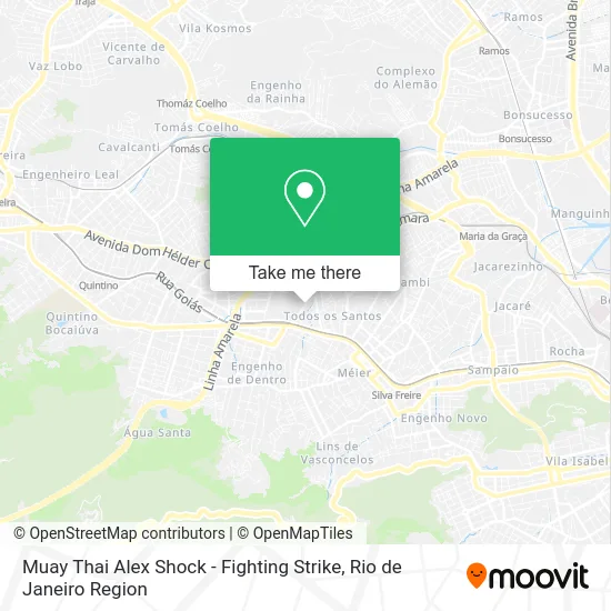 Muay Thai Alex Shock - Fighting Strike map