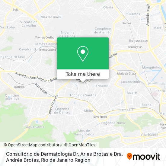 Consultório de Dermatologia Dr. Arles Brotas e Dra.  Andréa Brotas map