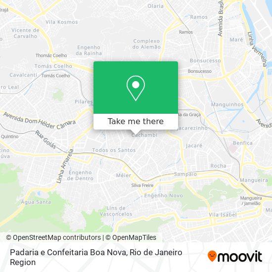 Padaria e Confeitaria Boa Nova map
