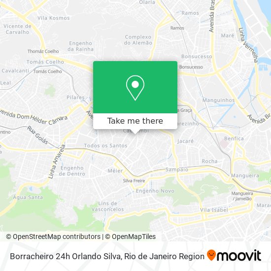 Borracheiro 24h Orlando Silva map