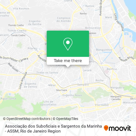 Associação dos Suboficiais e Sargentos da Marinha - ASSM map