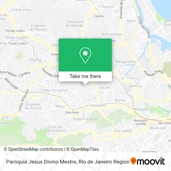 Paróquia Jesus Divino Mestre map