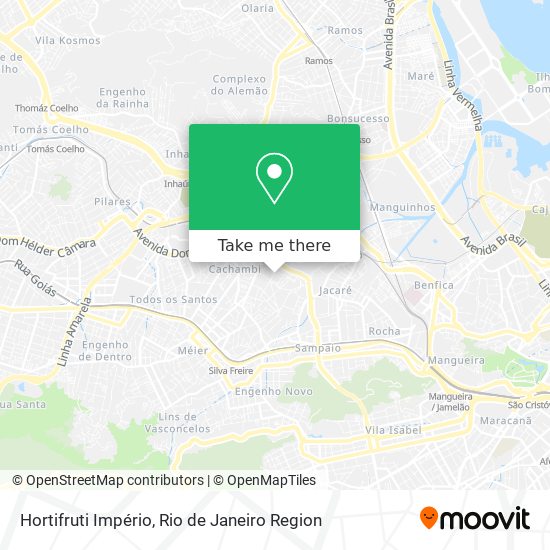 Hortifruti Império map