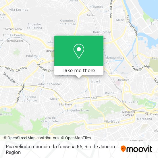 Mapa Rua velinda mauricio da fonseca 65