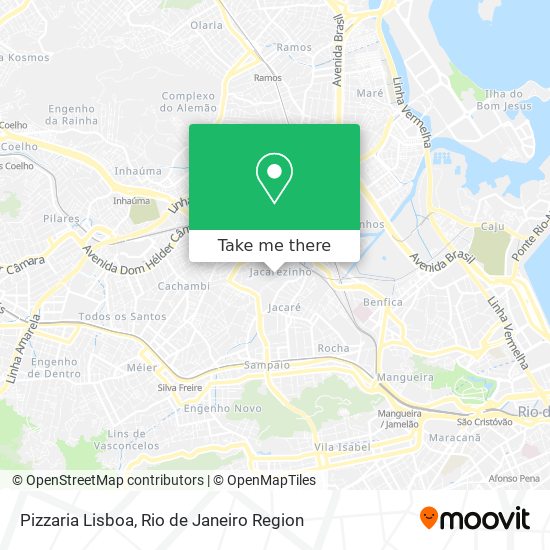 Pizzaria Lisboa map