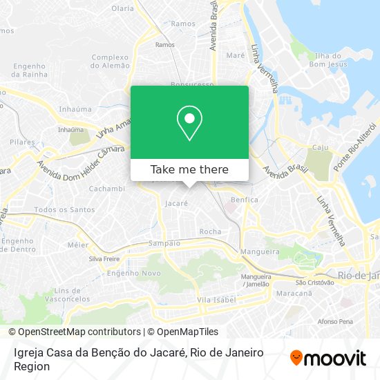 Igreja Casa da Benção do Jacaré map