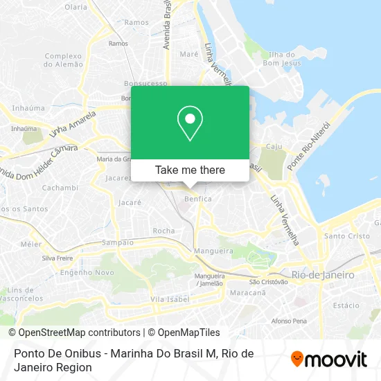 Ponto De Onibus  - Marinha Do Brasil M map