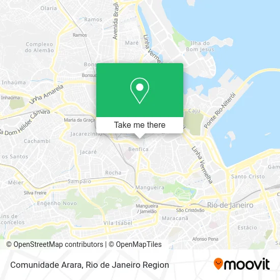 Comunidade Arara map