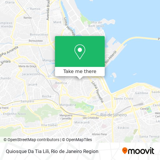 Quiosque Da Tia Lili map