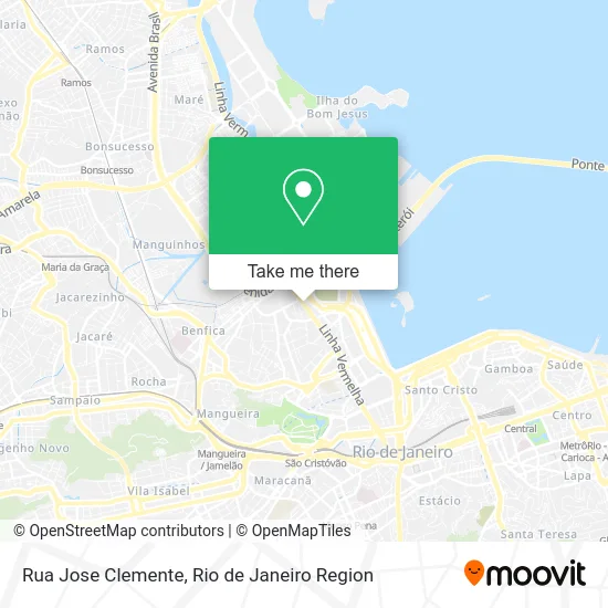 Rua Jose Clemente map