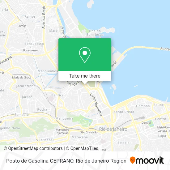 Posto de Gasolina CEPRANO map