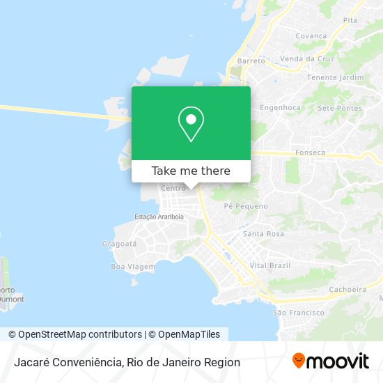 Jacaré Conveniência map