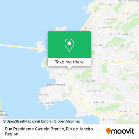 Rua Presidente Castelo Branco map