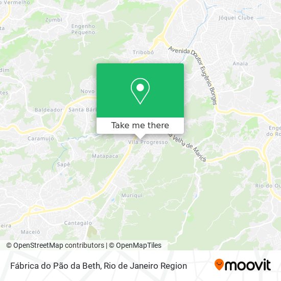 Fábrica do Pão da Beth map