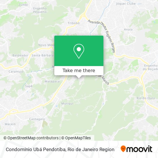 Condomínio Ubá Pendotiba map