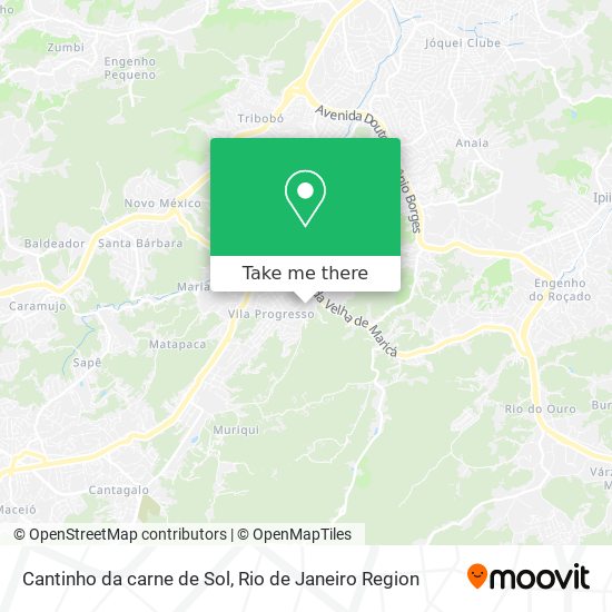Cantinho da carne de Sol map