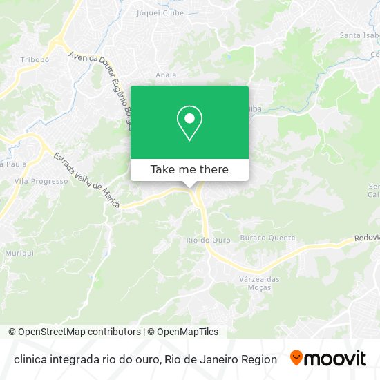 Mapa clinica integrada rio do ouro