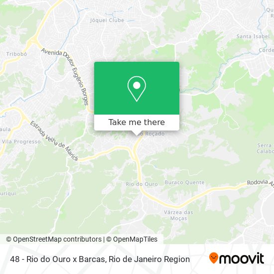 48 - Rio do Ouro x Barcas map