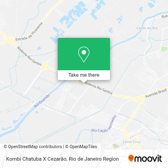 Kombi Chatuba X Cezarão map