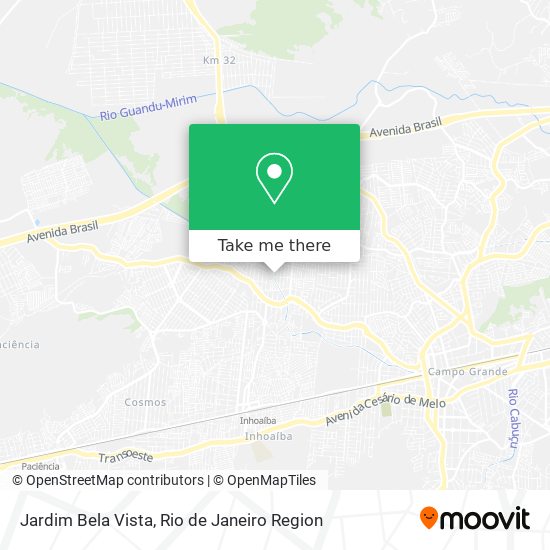 Jardim Bela Vista map