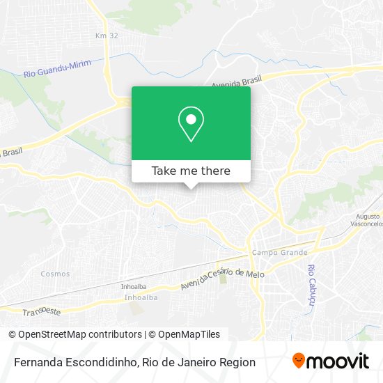 Fernanda Escondidinho map