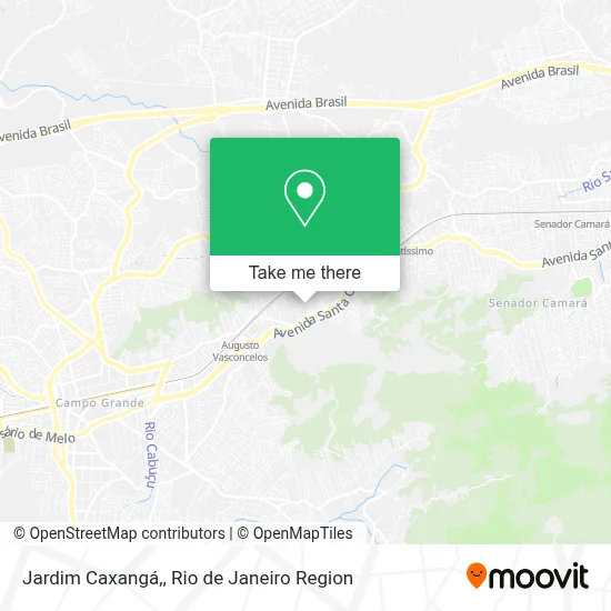 Jardim Caxangá, map