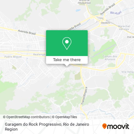 Mapa Garagem do Rock Progressivo