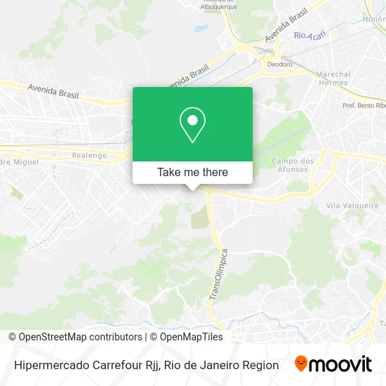 Hipermercado Carrefour Rjj map