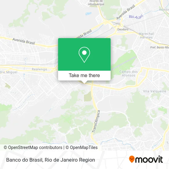 Banco do Brasil map
