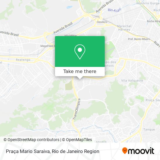 Mapa Praça Mario Saraiva