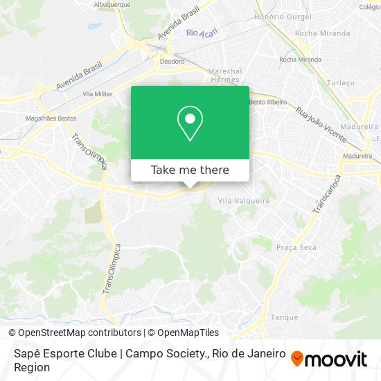 Sapê Esporte Clube | Campo Society. map
