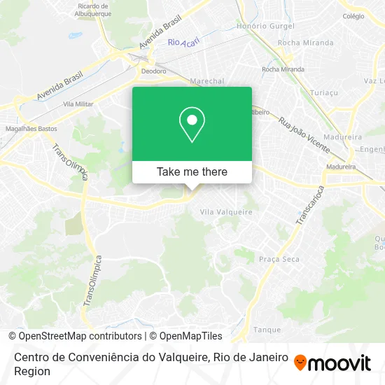 Centro de Conveniência do Valqueire map