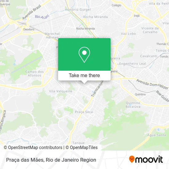 Praça das Mães map