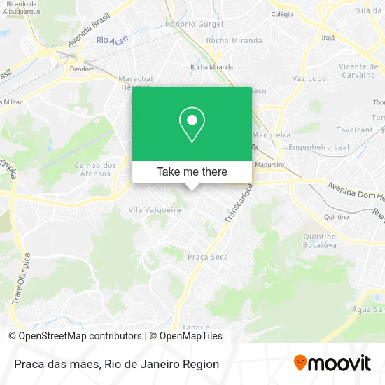 Praca das mães map