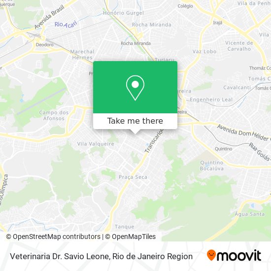 Veterinaria Dr. Savio Leone map