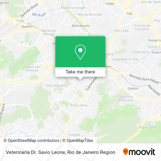 Veterinaria Dr. Savio Leone map
