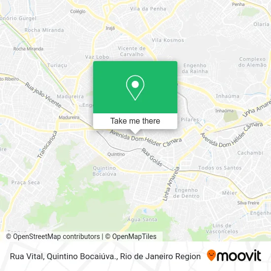 Rua Vital, Quintino Bocaiúva. map