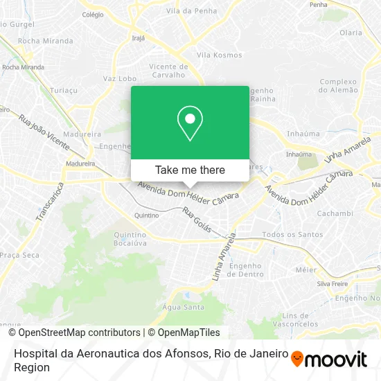 Hospital da Aeronautica dos Afonsos map