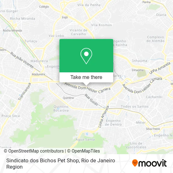 Sindicato dos Bichos Pet Shop map